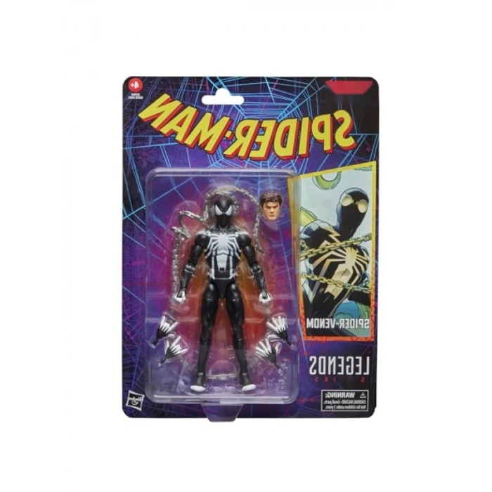 Retro Tarzda Örümcek Zehir Aksiyon Figürü - 15,5 cm