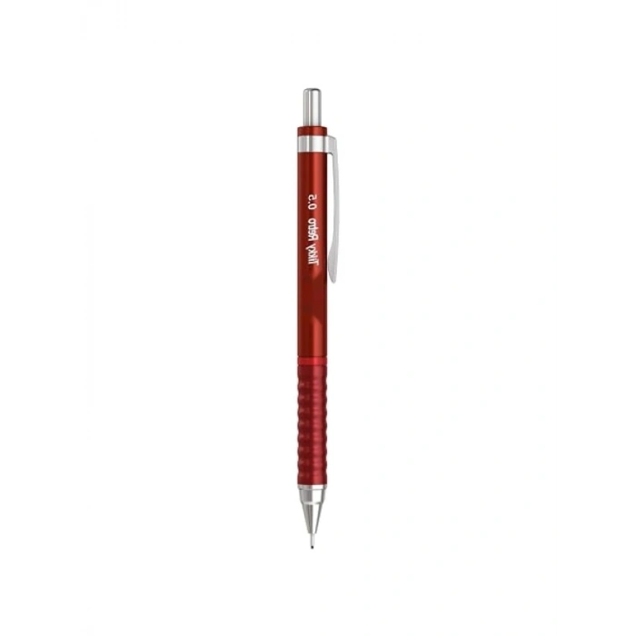 Retro Tasarımlı Mekanizmalı Kalem (0.5 mm Kırmızı)