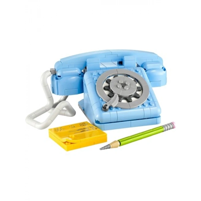 Retro Telefon Yapım Seti - 3ü 1 Arada Tasarım (383 Parça)