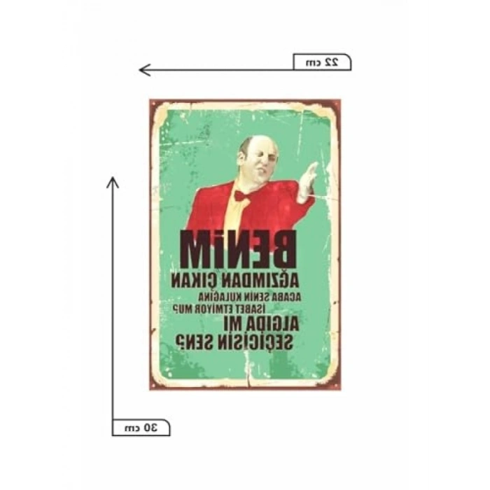 Retro Vintage Duvar Posteri - Klasik Tasarım