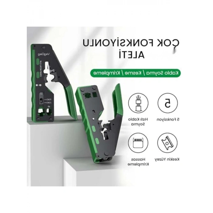 RJ45 ve RJ11 Kablo Sıkma Aleti (6P/8P)