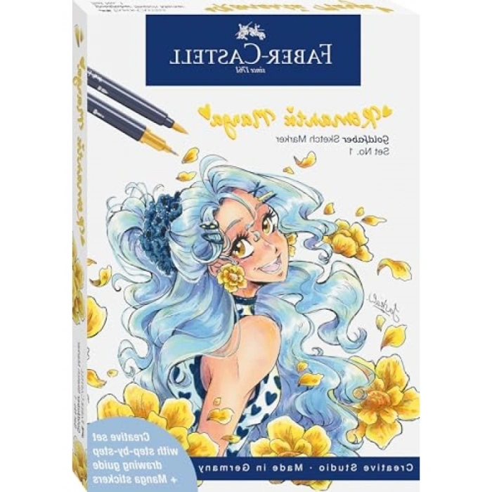 Romantik Manga Seti, 8li Goldfaber Sketch Marker