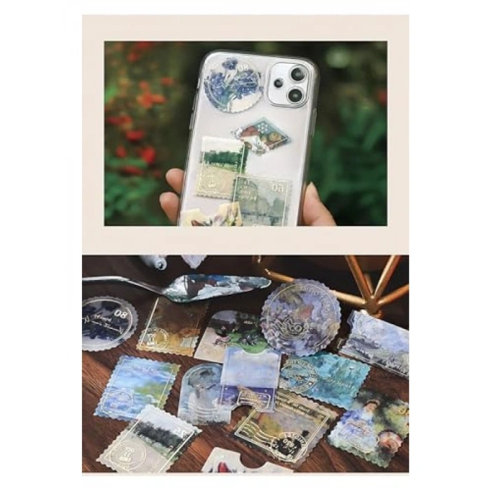 Romantik Temalı 45 Adet Sticker Seti • Bullet Journal için Ideal