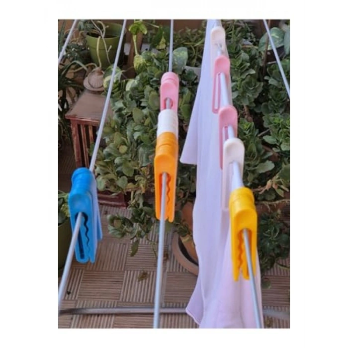 Rüzgar Geçirmez Çamaşır Mandalı - Dayanıklı Plastik