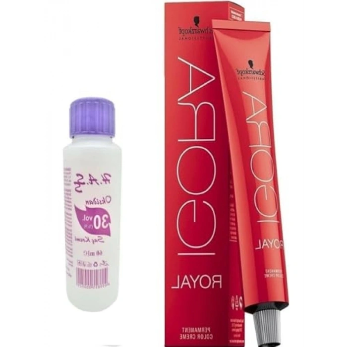 Saç Boyası 9-1 Sarı Sandre - 60 ml + Mini Oksidan 30 Volüm