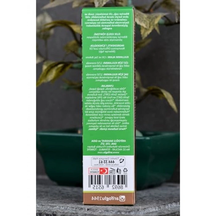 Saf Biberiye Yağı - Saç Bakımı ve Güçlendirici Etki - 20 ml