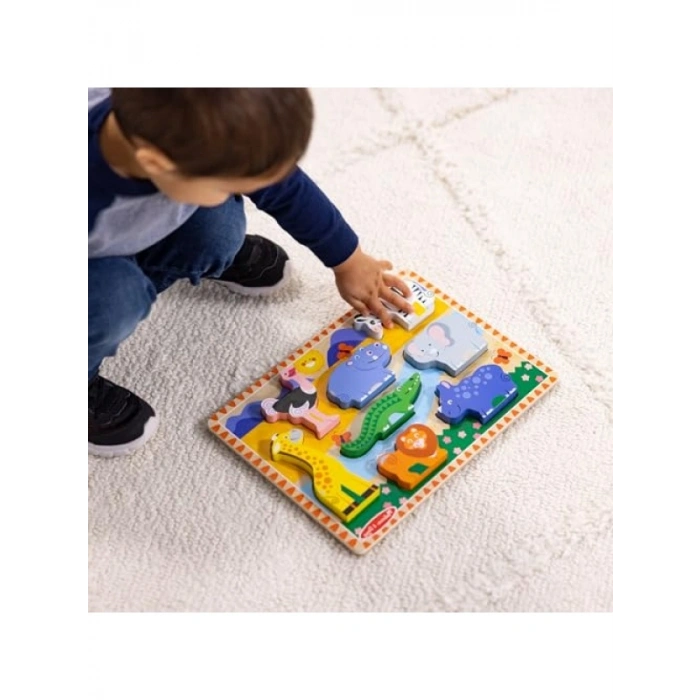 Safari Temalı Ahşap Yapboz, 8 Parça