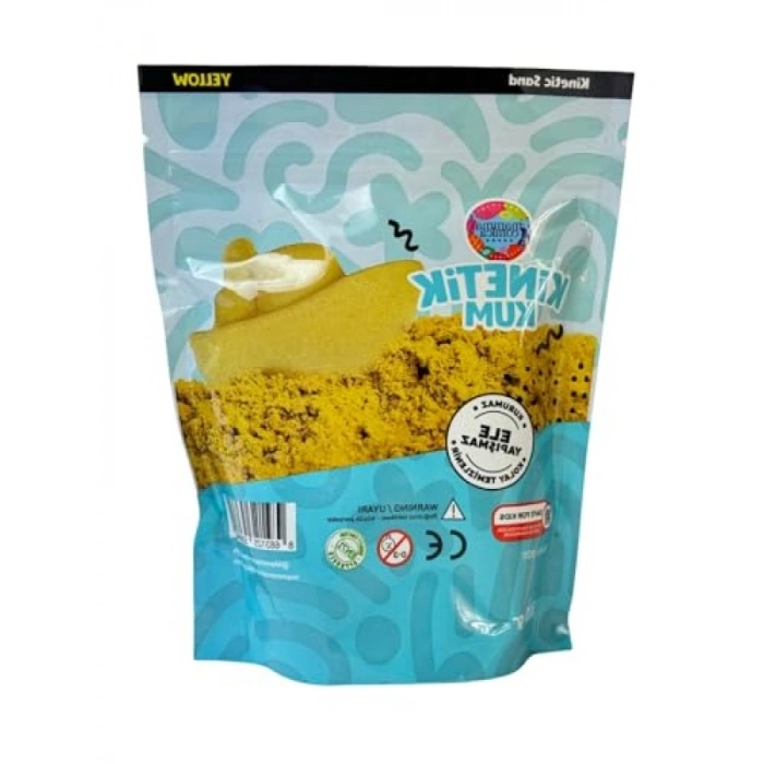 Sarı Kinetik Kum - 500 gr, Eğitici Oyun Seçenekleri
