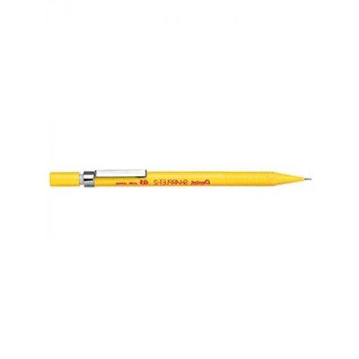 Sarı Mekanik Kurşun Kalem - 0.5 mm, Hassas Yazım