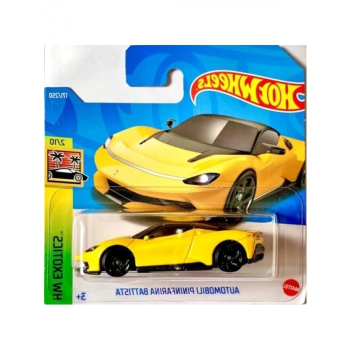 Sarı Süper Spor Araba Modeli - Pininfarina Battista