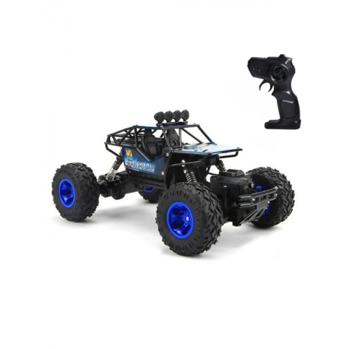 Şarjlı Uzaktan Kumandalı 4x4 Arazi Aracı - Mavi