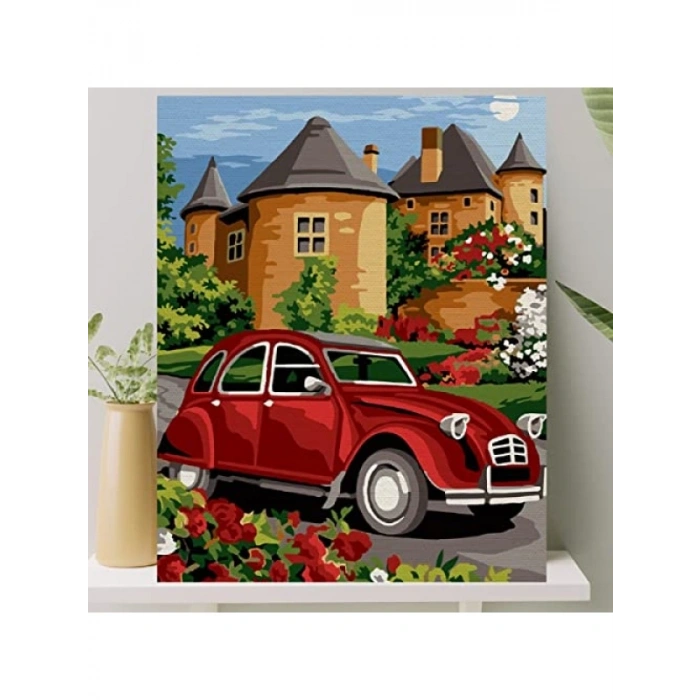 Sayılarla Boyama Tuval Seti (Çıtalı) 40x50 CM - Vosvos