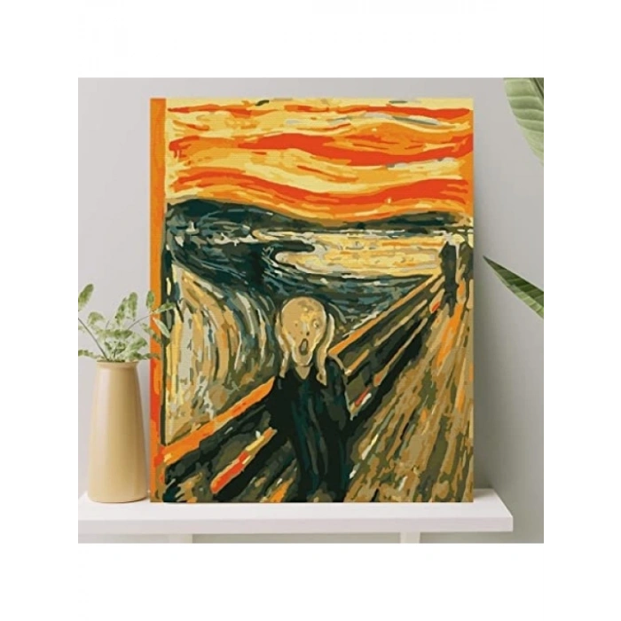 Sayılarla Boyama Tuval Seti - Fırça ve Boya Dahil, 40x50 cm