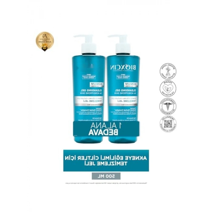 Sebum Dengeleyici Yüz Yıkama Jeli 500 ml - Salisilik Asit & Çay Ağacı