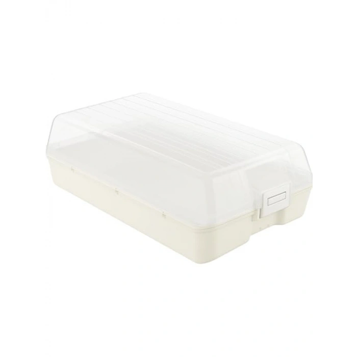 Şeffaf Kapaklı Buzdolabı Düzenleyici Kutu – 32x18 cm Pratik Gıda Organizeri