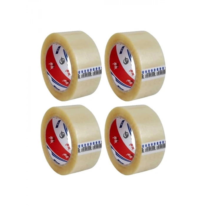 Şeffaf Koli Bandı 45mm x 100m, Dayanıklı ve Güçlü Yapıştırma