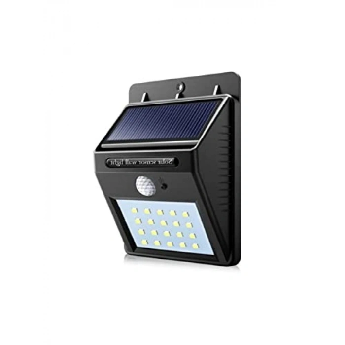 Sensörlü Solar Bahçe Balkon Duvar Lambası, 20 LED