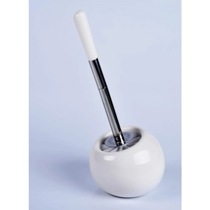 Seramik Klozet Fırçası - Beyaz, Ergonomik Tasarım