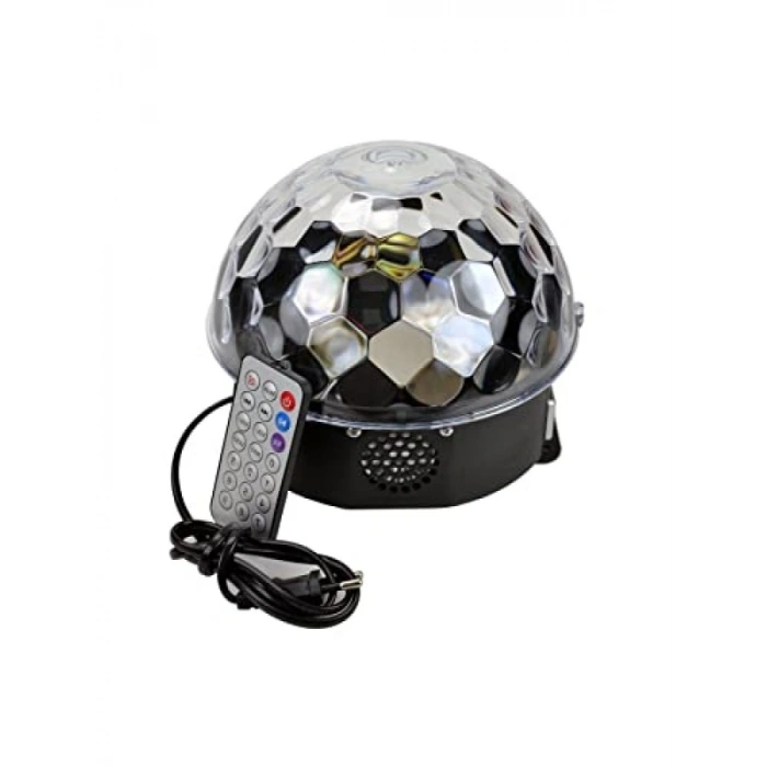 Sese Duyarlı LED Lazer Disko Topu - Bluetooth ile Kontrol