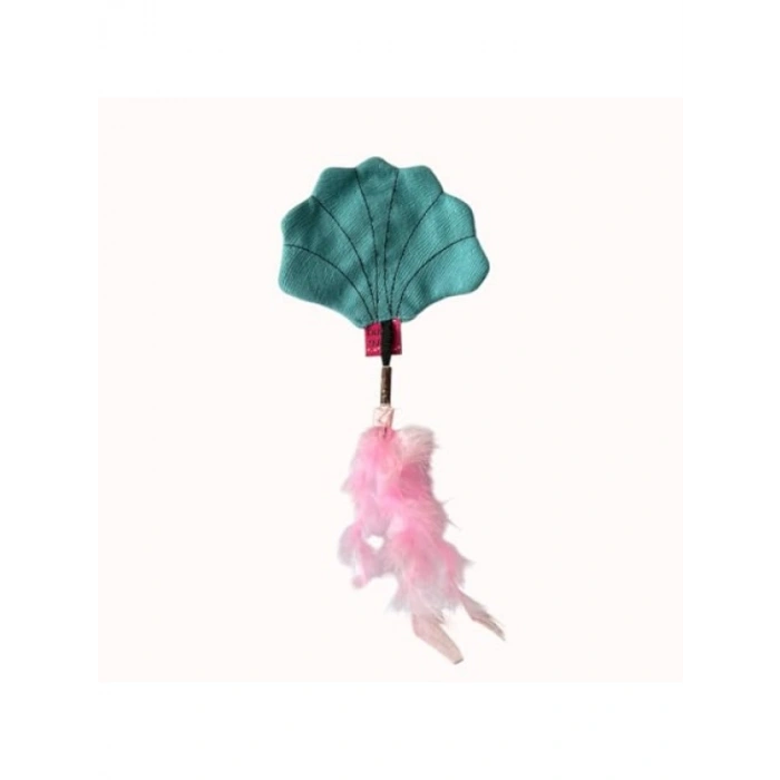 Sesli Hışırdayan Catnipli Dolgusuz İstiridye Oyuncak - 12 cm