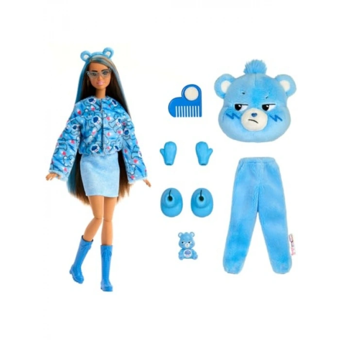 Sevimli Ayıcıklar Serisi Oyun Seti, Dönüşümlü Moda Bebek