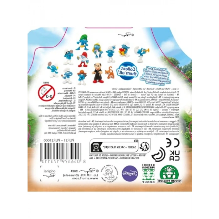 Sevimli Figür - Şirinler Temalı Sürpriz Paket