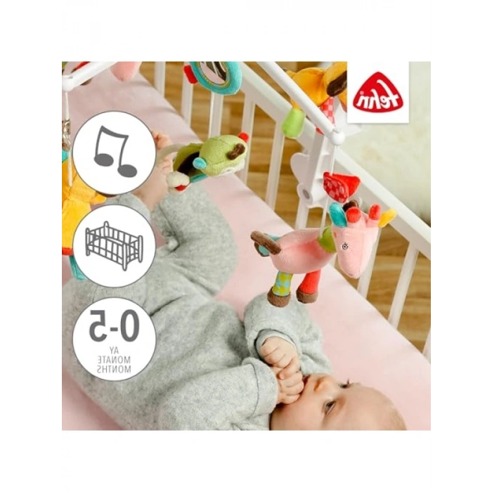 Sevimli Hayvan Temalı Müzik Kutusu - Bebekler İçin Rahatlatıcı Uyku Yardımı