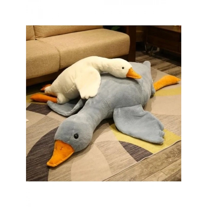 Sevimli Kaz Şeklinde Peluş Uyku Arkadaşı - 75 cm