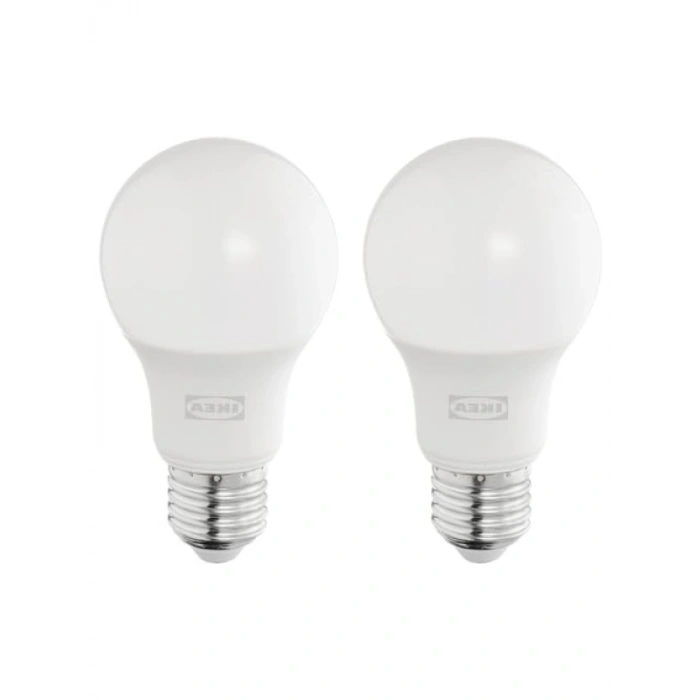 Sıcak Beyaz LED Ampul E27 - 2 Adet, 470 lm