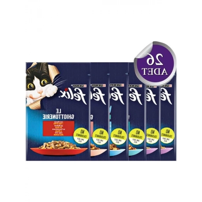 Sığır Etli Kedi Yaş Mama, 26 x 85 gr