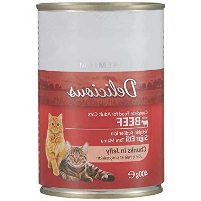Sığır Etli Konserve Kedi Maması - 400 Gr