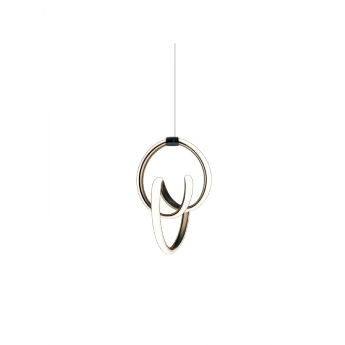 Şık Modern LED Sarkıt Avize - 24W Beyaz Işık, Ayarlanabilir Uzunluk