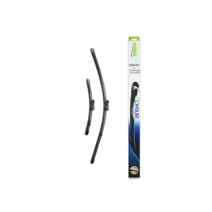 Silencio Flat Blade Set Silecek Seti - Fiat 500L / 500X, Opel Mokka (650+350 MM)