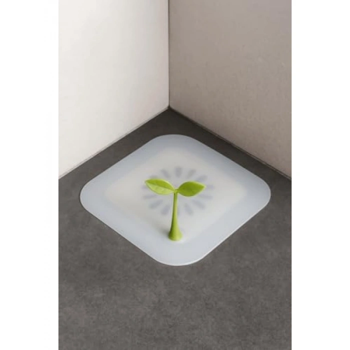 Silikon Banyo Gideri Koku Önleyici Kapak, Vantuzlu Tasarım