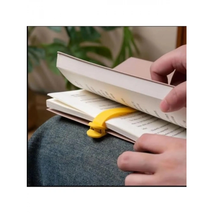 Silikon Kitap Okuma Ayracı, Sarı