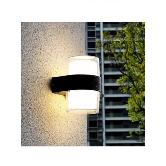 Silindir Led Aplik - 12 Watt, IP54, İç ve Dış Mekan