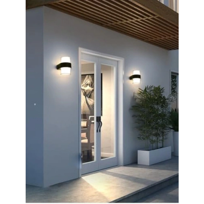 Silindir Led Aplik - 12 Watt, IP54, İç ve Dış Mekan