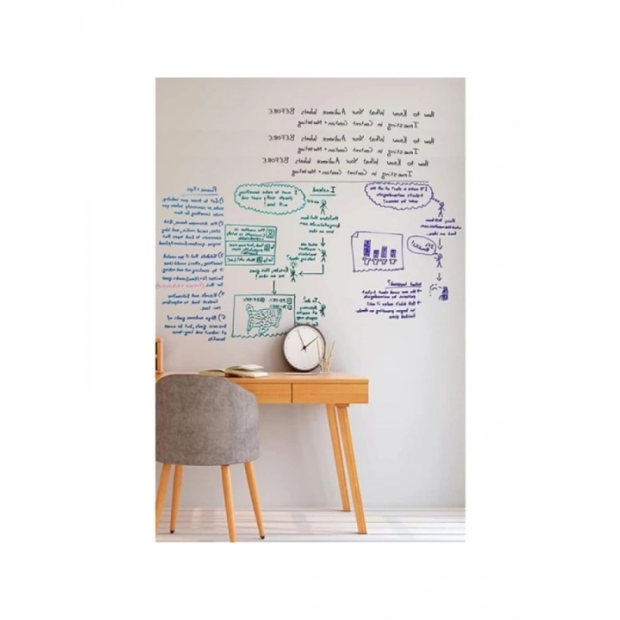 Silinebilir Kendinden Yapışkanlı PVC Tahta Filmi - 3m x 60cm