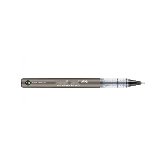 Silinmez Mürekkep ile İğne Uçlu Roller Kalem, 0.7 mm, Siyah