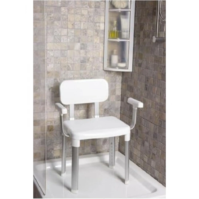 Sırt ve Kol Destekli Banyo Sandalyesi