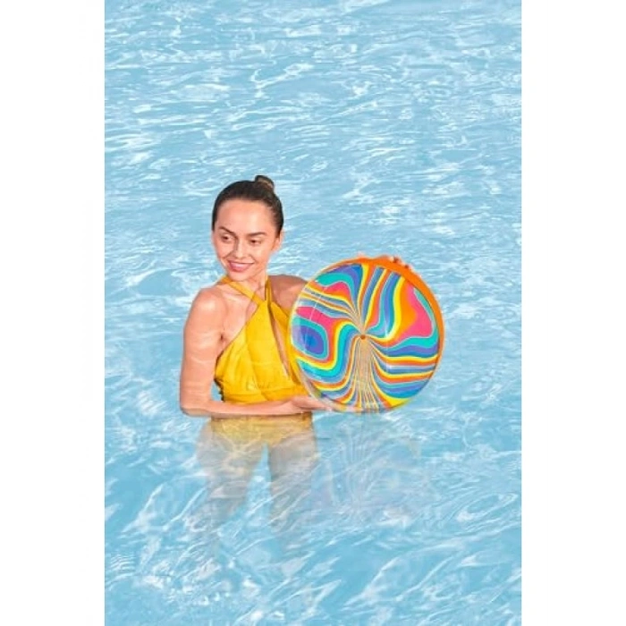 Şişme Plaj Topu - Tie-Dye Tasarım, 46 cm