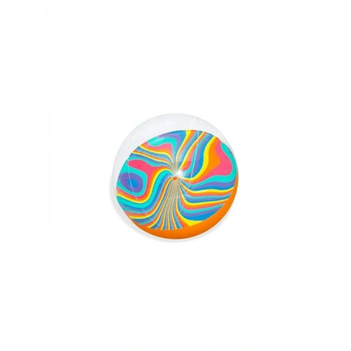 Şişme Plaj Topu - Tie-Dye Tasarım, 46 cm