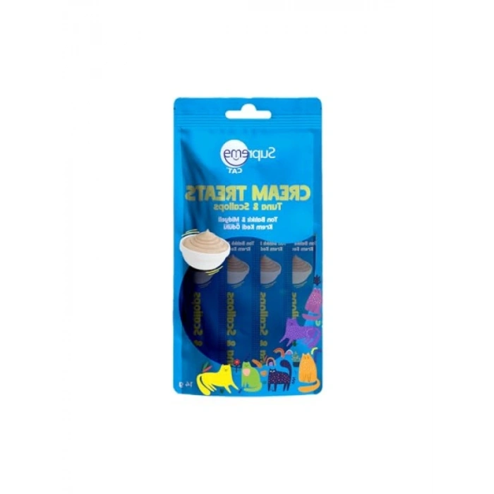 Sıvı Kedi Ödül Maması - Ton Balıklı ve Deniz Ürünlü 4x14 gr