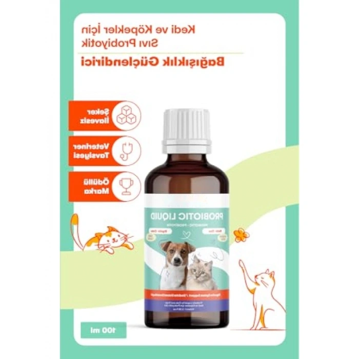 Sıvı Probiyotik Kedi ve Köpek Bağışıklık Güçlendirici - 100 ml