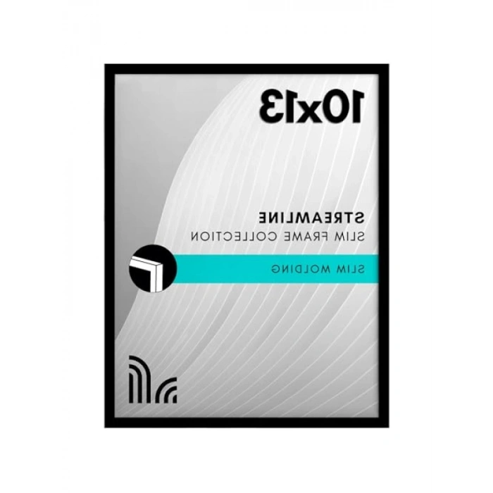 Siyah 10x13 Resim Çerçevesi, Kırılmaya Dayanıklı Cam
