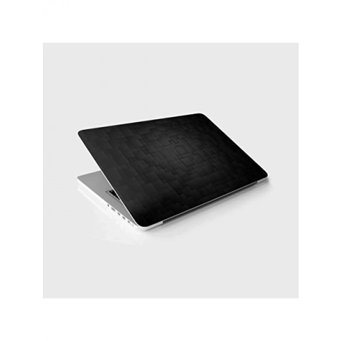 Siyah 3 Boyutlu Desenli Laptop Sticker, Notebook Kaplama Etiketi