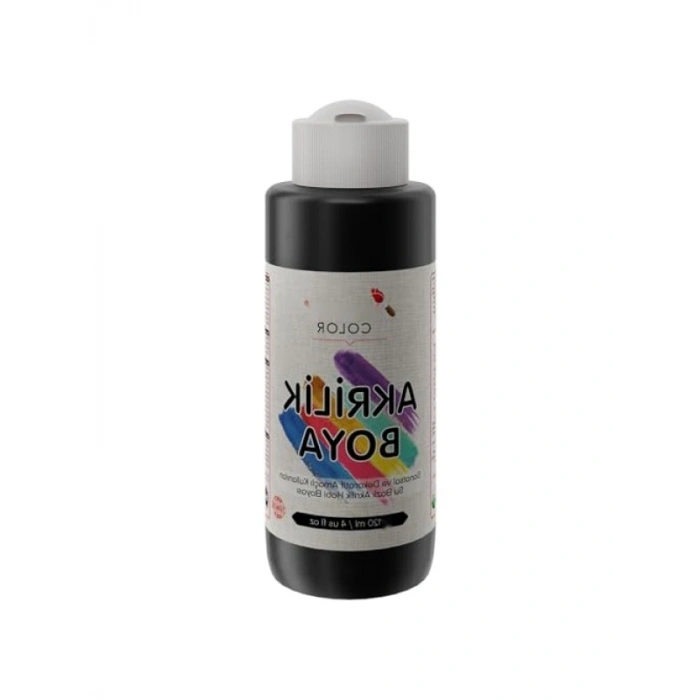 Siyah Akrilik Boya 120 ml
