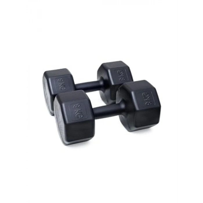 Siyah Dambıl Seti - 2 Adet X 8 kg