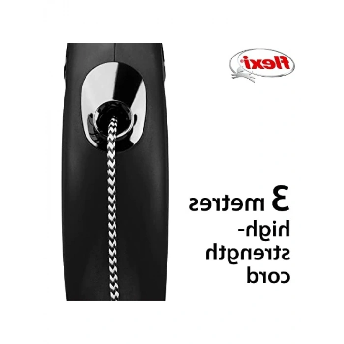 Siyah İpli Tasma – XS Beden, Dayanıklı ve Kullanışlı