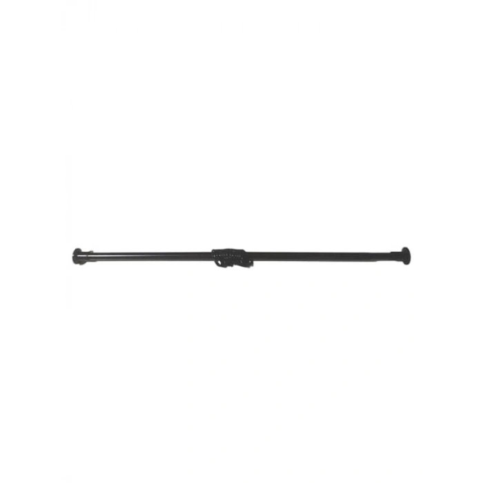 Siyah Metal Banyo Perde Borusu, 90 cm - 130 cm Ayarlanabilir